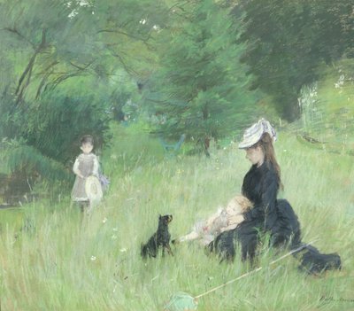 Dans un parc, c.1874 - Berthe Morisot